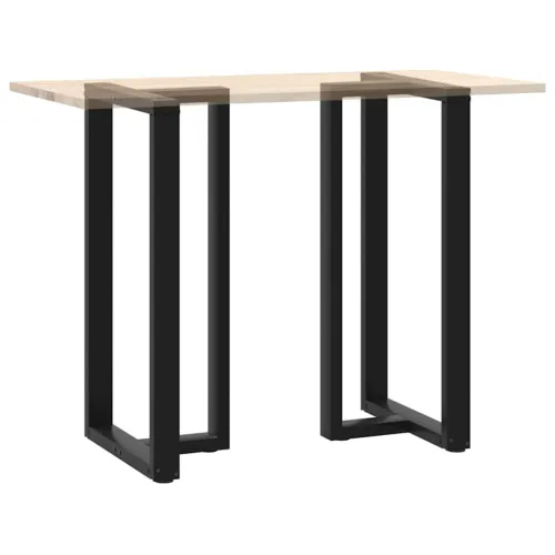 Noge za barski stol T-oblika 2 kom Crne 60x35x(110-111) cm Čelik - Crna 60 x 35 x (110-111) cm Cijena
