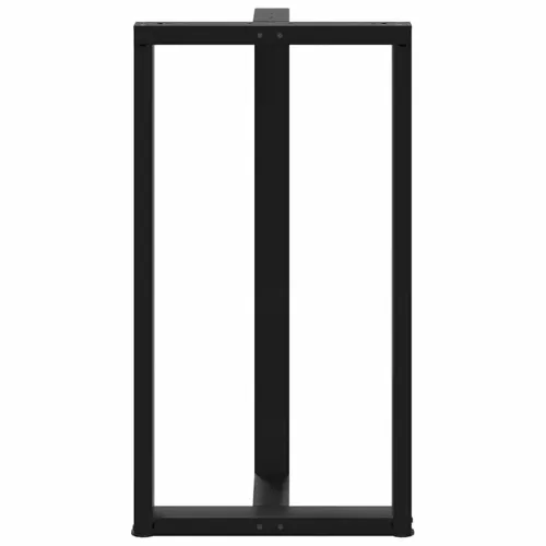 Noge za barski stol T-oblika 2 kom Crne 60x35x(110-111) cm Čelik - Crna 60 x 35 x (110-111) cm Cijena