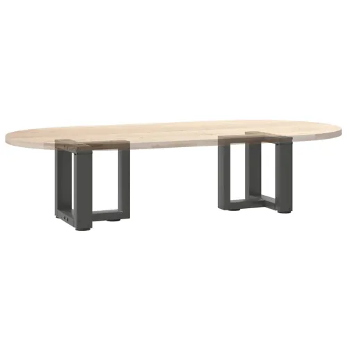 Noge za klub stolić T-oblika 2 kom antracit 30x25x(30-31) cm čelik - Antracit 30 x 25 x (30-31) cm Cijena