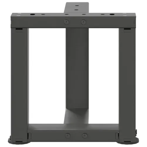 Noge za klub stolić T-oblika 2 kom antracit 30x25x(30-31) cm čelik - Antracit 30 x 25 x (30-31) cm Cijena