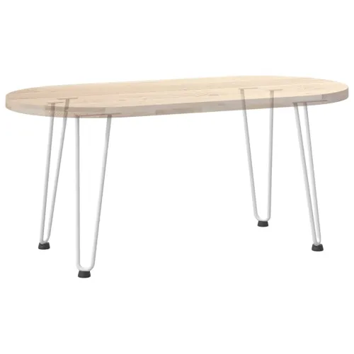 Noge s ukosnicama za stolić za kavu 4 kom. bijele 42 cm, puni čelik - Bijela 42 cm 2 rods Cijena