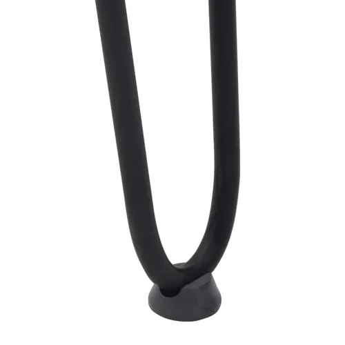 Noge s ukosnicama za stolić za kavu 4 kom. Crne 42 cm Puni čelik - Crna 42 cm 2 rods Cijena