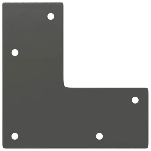 Noge s ukosnicama za stolić za kavu 4 kom. antracit 42 cm puni čelik - Antracit 42 cm 2 rods Cijena