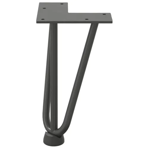 Noge s ukosnicama za stolić za kavu 4 kom. antracit 20 cm puni čelik - Antracit 20 cm 3 rods Cijena
