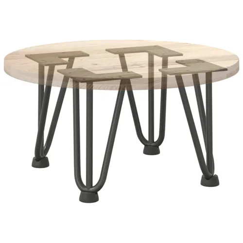 Noge s ukosnicama za stolić za kavu 4 kom. antracit 20 cm puni čelik - Antracit 20 cm 3 rods Cijena