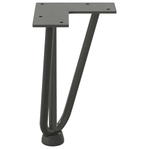 Noge s ukosnicama za stolić za kavu 4 kom. antracit 20 cm puni čelik - Antracit 20 cm 3 rods Cijena