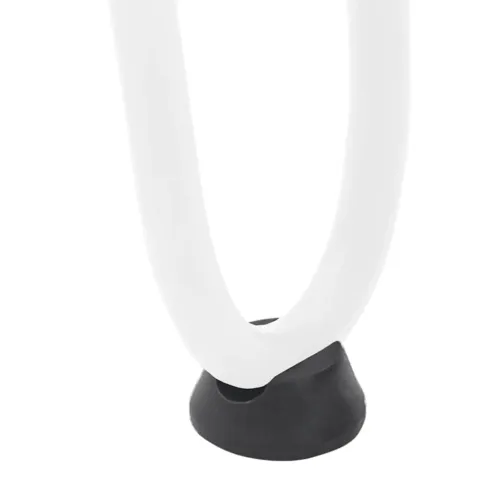Noge s ukosnicama za stolić za kavu 4 kom. bijele 20 cm, puni čelik - Bijela 20 cm 2 rods Cijena