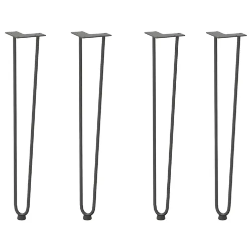 ukosne noge za konzolne stoliće za konzolni stolić 4 kom. antracit 72 cm puni čelik - Antracit 72 cm 1 2 rods Cijena