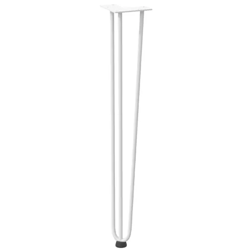 ukosne noge za konzolne stoliće za konzolni stolić 4 kom. Bijele 72 cm Puni čelik - Bijela 72 cm 3 rods Cijena