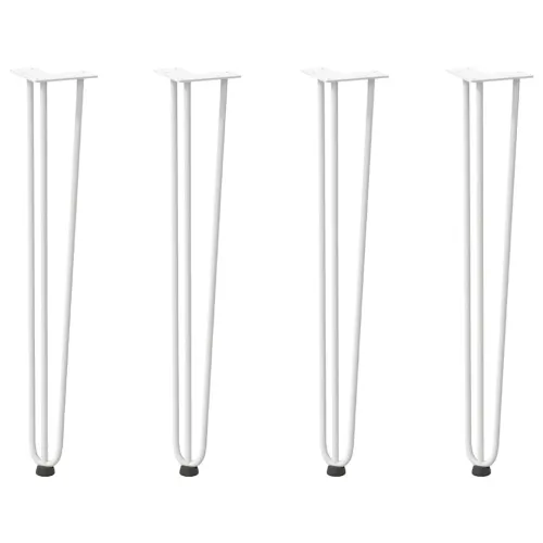 ukosne noge za konzolne stoliće za konzolni stolić 4 kom. Bijele 72 cm Puni čelik - Bijela 72 cm 3 rods Cijena