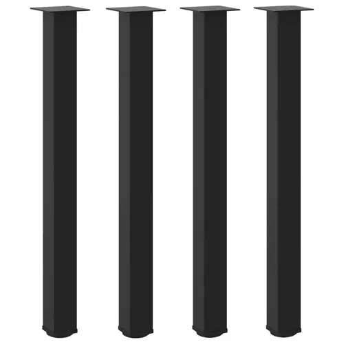 Noge za barski stol 4 kom Crne 90-92 cm Čelične - Crna 90-92 cm (80 mm) 1 1 Cijena