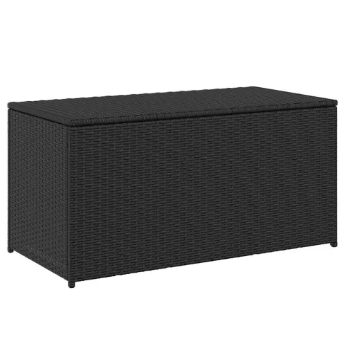 Vrtna kutija za pohranu od poliratana 100 x 50 x 50 cm crna - Crna 100 x 50 x 50 cm Crna 100 x 50 x 50 cm Cijena