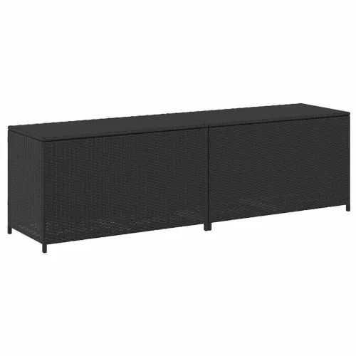 Vrtna kutija za pohranu od poliratana 200 x 50 x 60 cm crna - Crna 200 x 50 x 60 cm Crna 200 x 50 x 60 cm Cijena