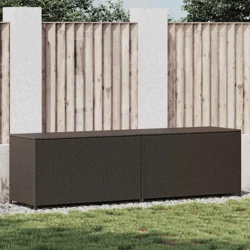 Vrtna kutija za pohranu od poliratana 200 x 50 x 60 cm smeđa - Smeđa 200 x 50 x 60 cm Smeđa 200 x 50 x 60 cm Cijena