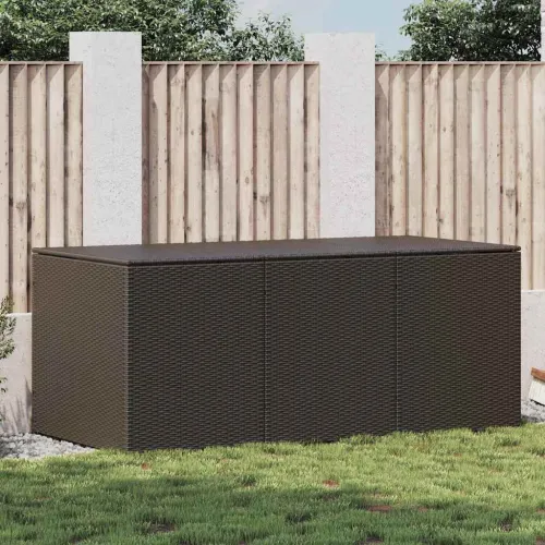Vrtna kutija za pohranu od poliratana 180 x 90 x 70 cm smeđa - Smeđa 180 x 90 x 70 cm Smeđa 180 x 90 x 70 cm Cijena