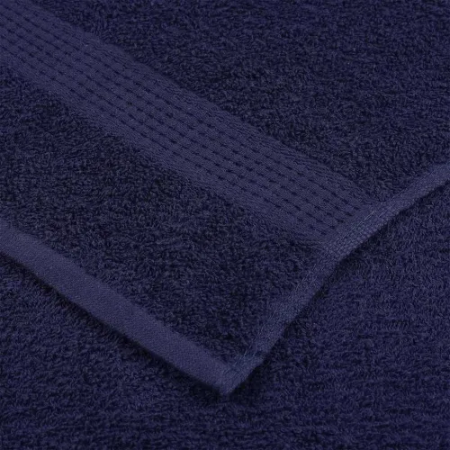 Ručnici FROGN 10 kom tamnoplave boje 100x200 cm 360 g/m² - Modra 100 x 200 cm 10 Modra Cijena