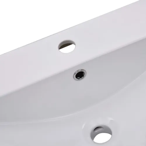 Ugradbeni Lavabo - Umivaonik 101 x 39,5 x 18,5 cm keramički bijeli - 101 x 39.5 x 18.5 cm Cijena