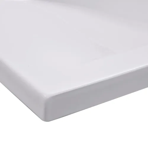 Ugradbeni Lavabo - Umivaonik 101 x 39,5 x 18,5 cm keramički bijeli - 101 x 39.5 x 18.5 cm Cijena