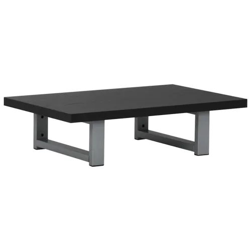 Dvodijelni set kupaonskog namještaja keramički crni - Crna polica od 60 cm i okrugli umivaonik od 40 cm 2 Cijena