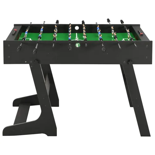 Sklopivi stolni nogomet 121 x 61 x 80 cm crni - Crna Crna Cijena