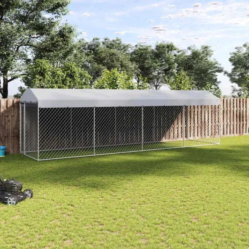 Vanjski kavez za pse s krovom 760 x 190 x 225 m - 760 x 192 x 225 cm 1 Da 760 x 192 x 225 cm Cijena