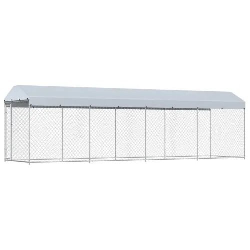Vanjski kavez za pse s krovom 760 x 190 x 225 m - 760 x 192 x 225 cm 1 Da 760 x 192 x 225 cm Cijena