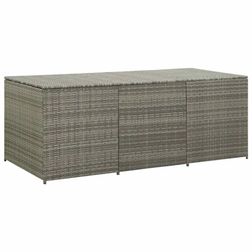 Vrtna kutija za pohranu od poliratana 180 x 90 x 70 cm siva - Siva 180 x 90 x 70 cm Siva 180 x 90 x 70 cm Cijena