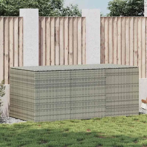 Vrtna kutija za pohranu od poliratana 180 x 90 x 70 cm siva - Siva 180 x 90 x 70 cm Siva 180 x 90 x 70 cm Cijena