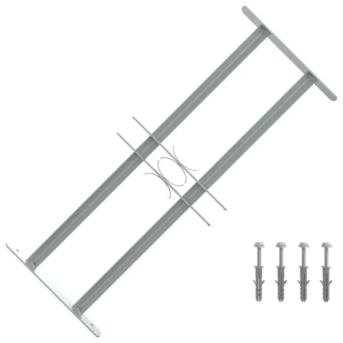 Podesiva sigurnosna rešetka za prozore s 2 prečke 500 - 650 mm - 43-76 cm 1 2 prečke 43-76 cm Cijena
