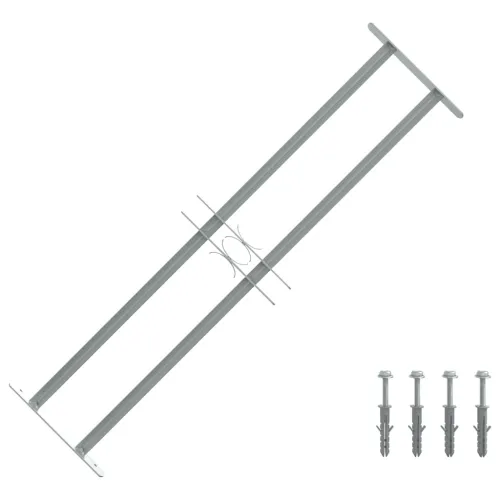 Podesiva sigurnosna rešetka za prozore s 2 prečke 700 - 1050 mm - 63-115 cm 1 2 prečke 63-115 cm Cijena