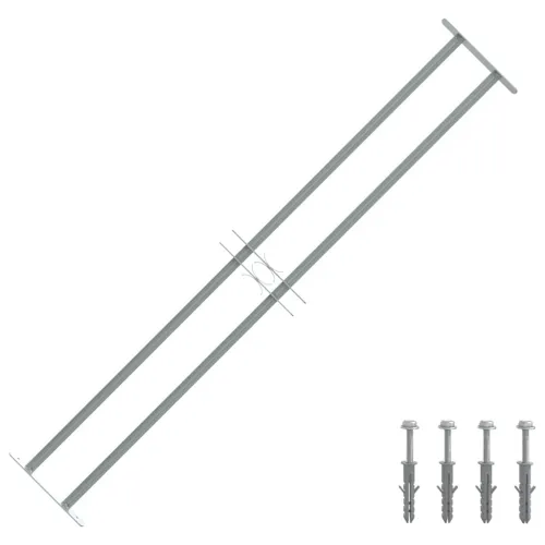 Podesiva sigurnosna rešetka za prozore s 2 prečke 1000 - 1500 mm - 93-176 cm 1 2 prečke 93-176 cm Cijena