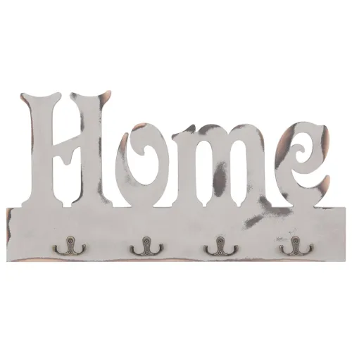 Zidna vješalica za kapute HOME 50 x 23 cm - Bijela Cijena