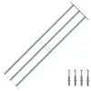 Podesiva Sigurnosna Rešetka za Prozore sa 3 prečke 1000-1500 mm - 93-174 cm 1 3 prečke 93-174 cm