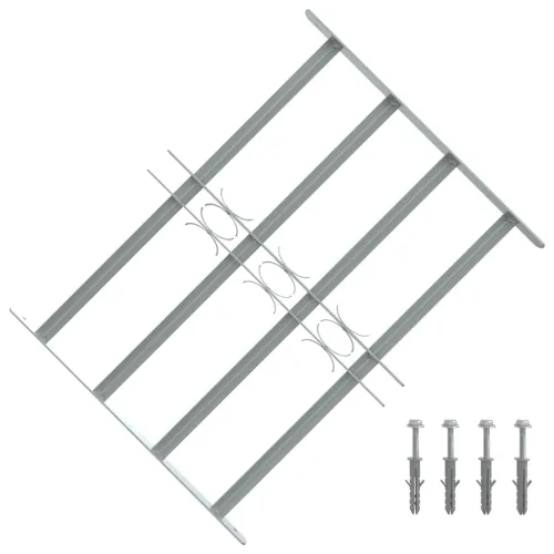 Podesiva sigurnosna rešetka za prozore s 4 prečke 500 - 650 mm - 43-75.5 cm 1 4 prečke 43-75.5 cm Cijena