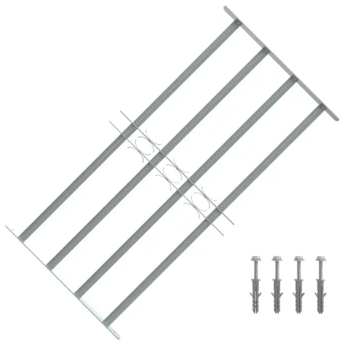 Podesiva sigurnosna rešetka za prozore s 4 prečke 700 - 1050 mm - 63-115 cm 1 4 prečke 63-115 cm Cijena