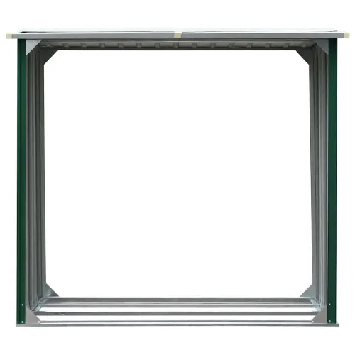 Spremište za drva - Vrtna ostava za drva od pocinčanog čelika 172x91x154 cm zelena - Zelena Cijena
