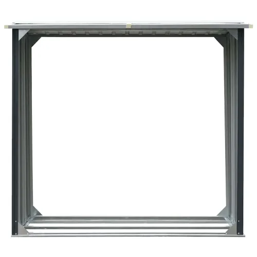 Spremište za drva - Vrtna ostava za drva od pocinčanog čelika 172x91x154 cm antracit - Antracit Cijena
