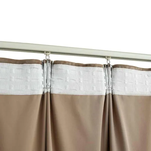 Zavjese za zamračivanje 2 kom baršunaste bež 140 x 245 cm - Bež 140 x 245 cm Cijena
