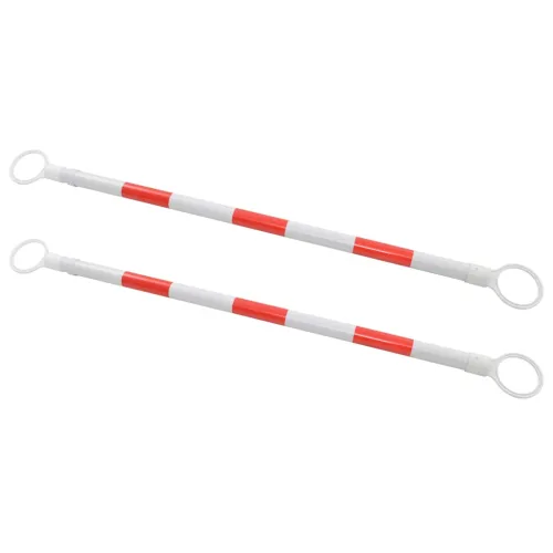Uvlačive prečke za prometne čunjeve 2 kom plastične 116-197 cm - 2 Cijena