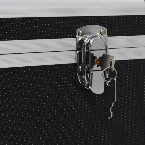 Kutije za pohranu 3 kom crne aluminijske - Crna 3 1 Cijena