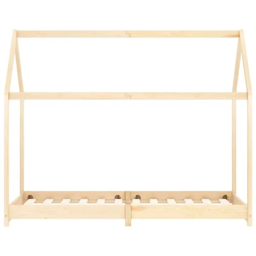 Okvir za dječji krevet od masivne borovine 90 x 200 cm - Smeđa 90 x 200 cm Cijena