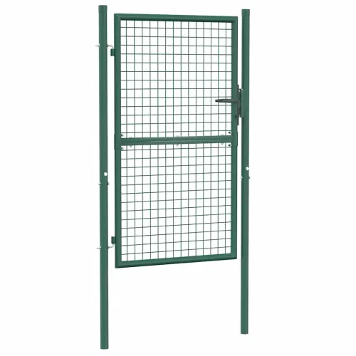 Dvorišna vrata - Vrata za ogradu Čelik 100x150 cm Zelena - 100 x 150 cm Cijena