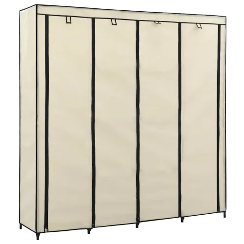 Ormar s 4 odjeljka krem 175 x 45 x 170 cm - Krema 1 1 Cijena