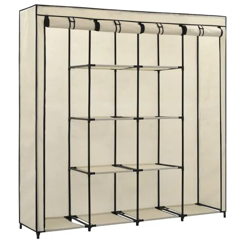 Ormar s 4 odjeljka krem 175 x 45 x 170 cm - Krema 1 1 Cijena
