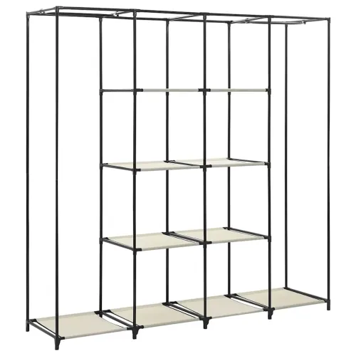 Ormar s 4 odjeljka krem 175 x 45 x 170 cm - Krema 1 1 Cijena