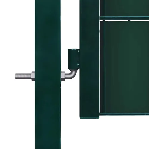 Dvorišna vrata - Vrata za ogradu PVC i čelik 100x100 cm Zelena - Zelena 100 x 100 cm Cijena