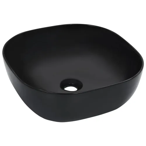 Lavabo - Umivaonik 42,5 x 42,5 x 14,5 cm keramički crni - Crna Cijena