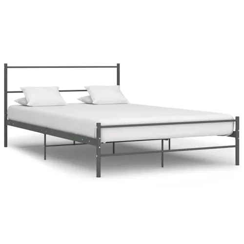 Okvir za krevet sivi metalni 160 x 200 cm - Siva 160 x 200 cm Cijena