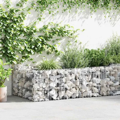 Gabionska sadilica od pocinčanog čelika 180 x 90 x 50 cm - 180 x 90 x 50 cm 1 180 x 90 x 50 cm Cijena