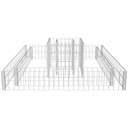 Gabionska sadilica od pocinčanog čelika 120 x 120 x 20 cm Cijena